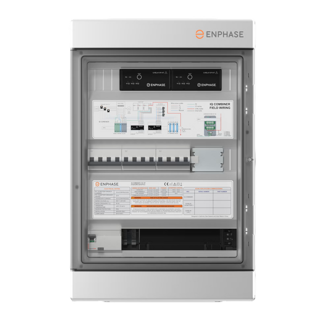 Enphase IQ Combiner 2 EU - 3-fase communicatieset met beveiliging (voorgeconfigureerd)