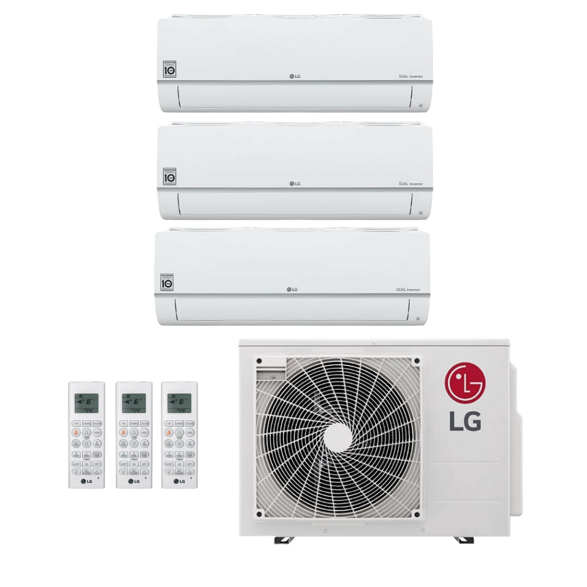 LG MU3R21-090912 Triple-split airco 6.2kW - Set