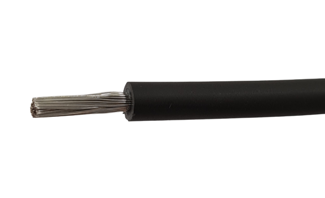 Athilex 1x6.0mm2 H1Z2Z2-K Zwart DCA - 100 Mtr