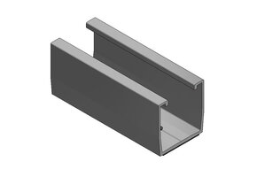 ValkPitched Aluminium trapezium profiel met EPDM | L=480 mm