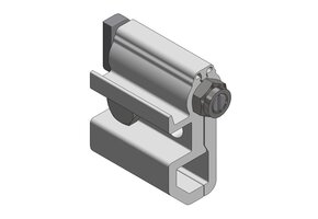ValkPitched Aluminium felsnaad klem | profiel horizontaal