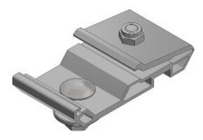 ValkPitched Aluminium klem voor micro-omvormer/optimizer | inlegsysteem