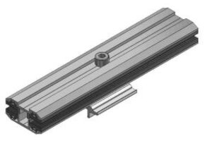 ValkPitched Aluminium tussenklem glas-glas