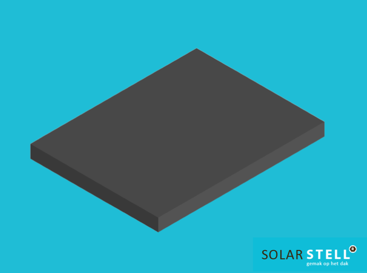 Blubase Basisrubber 100 x 100 x 10 mm