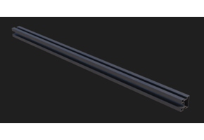 Blubase RoBoost Montagerail ER ZWART lengte 2378mm (DTO)
