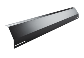 Flatfix Fusion Winddeflector achter 2000 mm ZWART | PB