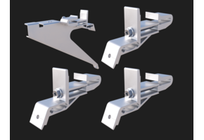 PanelClaw Wave Winddeflector Klemmen
