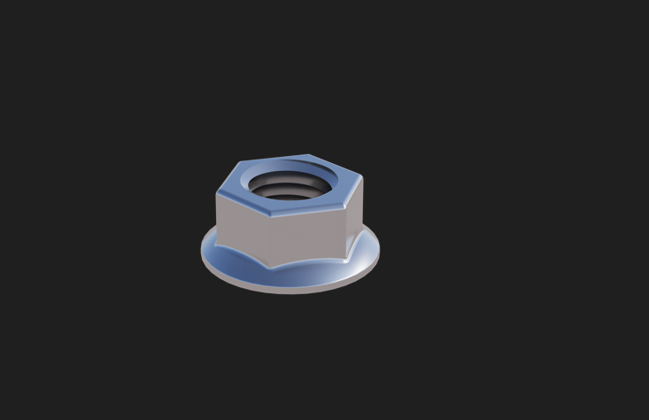 Blubase SCN kraagmoer RVS M8 (200 PCS)
