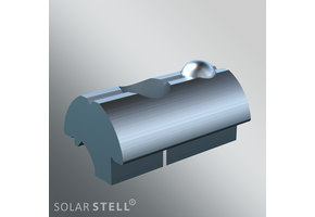 Blubase Aluminium groefmoer M8 13x10 mm