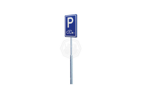 Alfen EV verkeersbord met paal voor laadplek