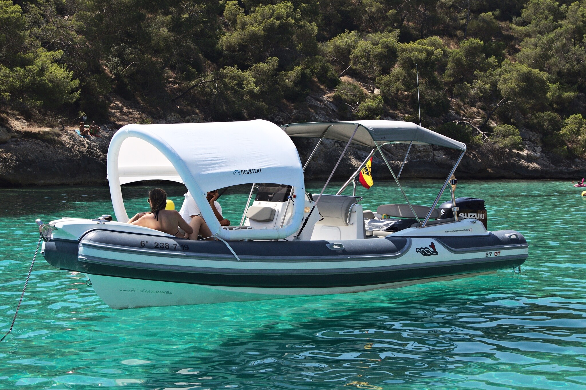 Deckzelt XXS aufblasbares Bimini