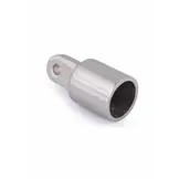 Rohrendkappe mit Öse – Edelstahl – 19 mm