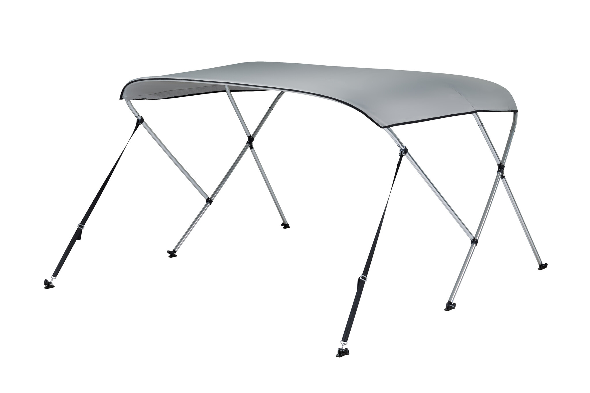 NALUX Bimini-Top mit 3 Bügeln – Höhe 117 cm – Breite 215–228 cm