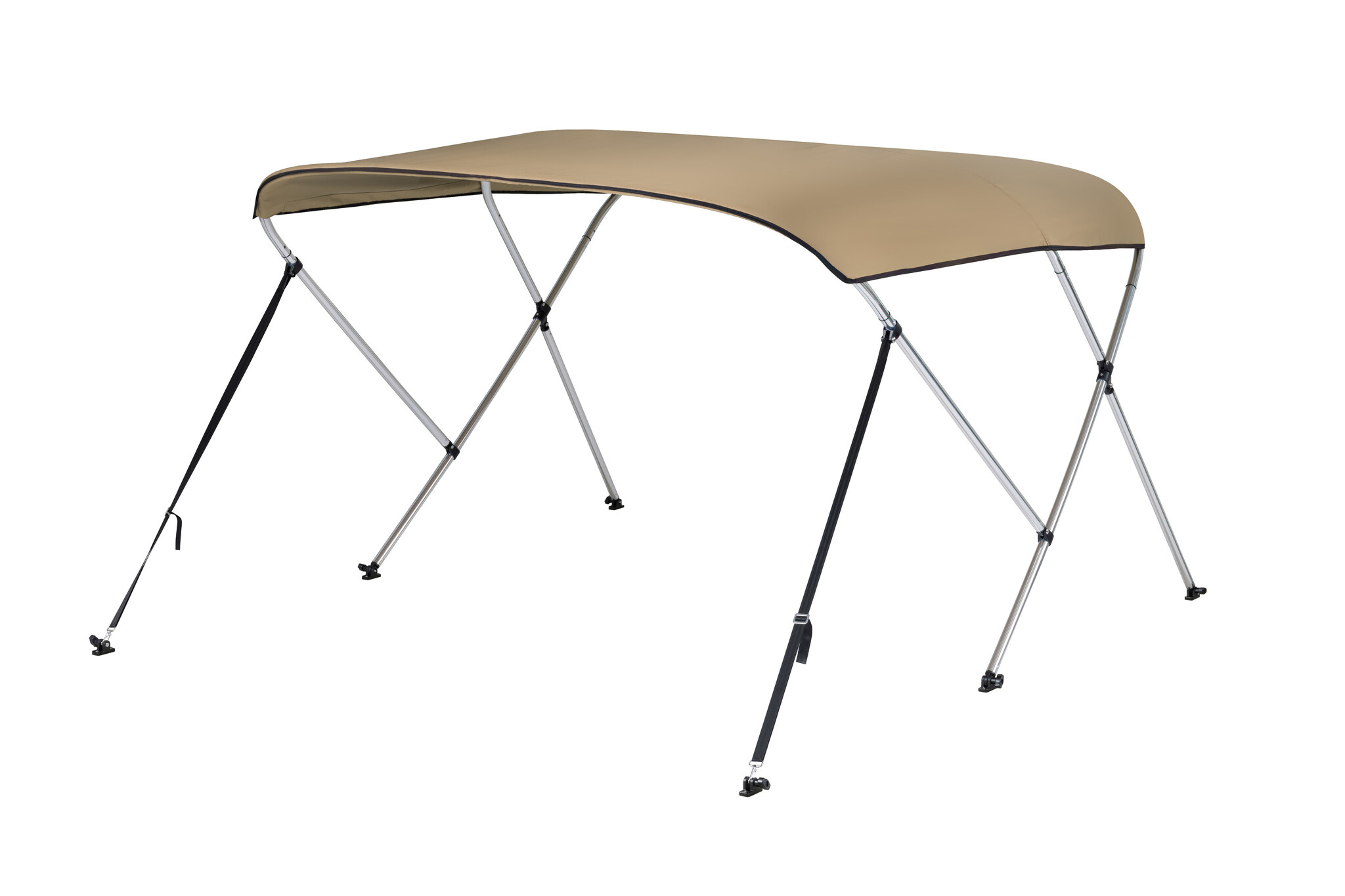 NALUX Bimini-Top mit 3 Bügeln – Höhe 91 cm – Breite 215–228 cm