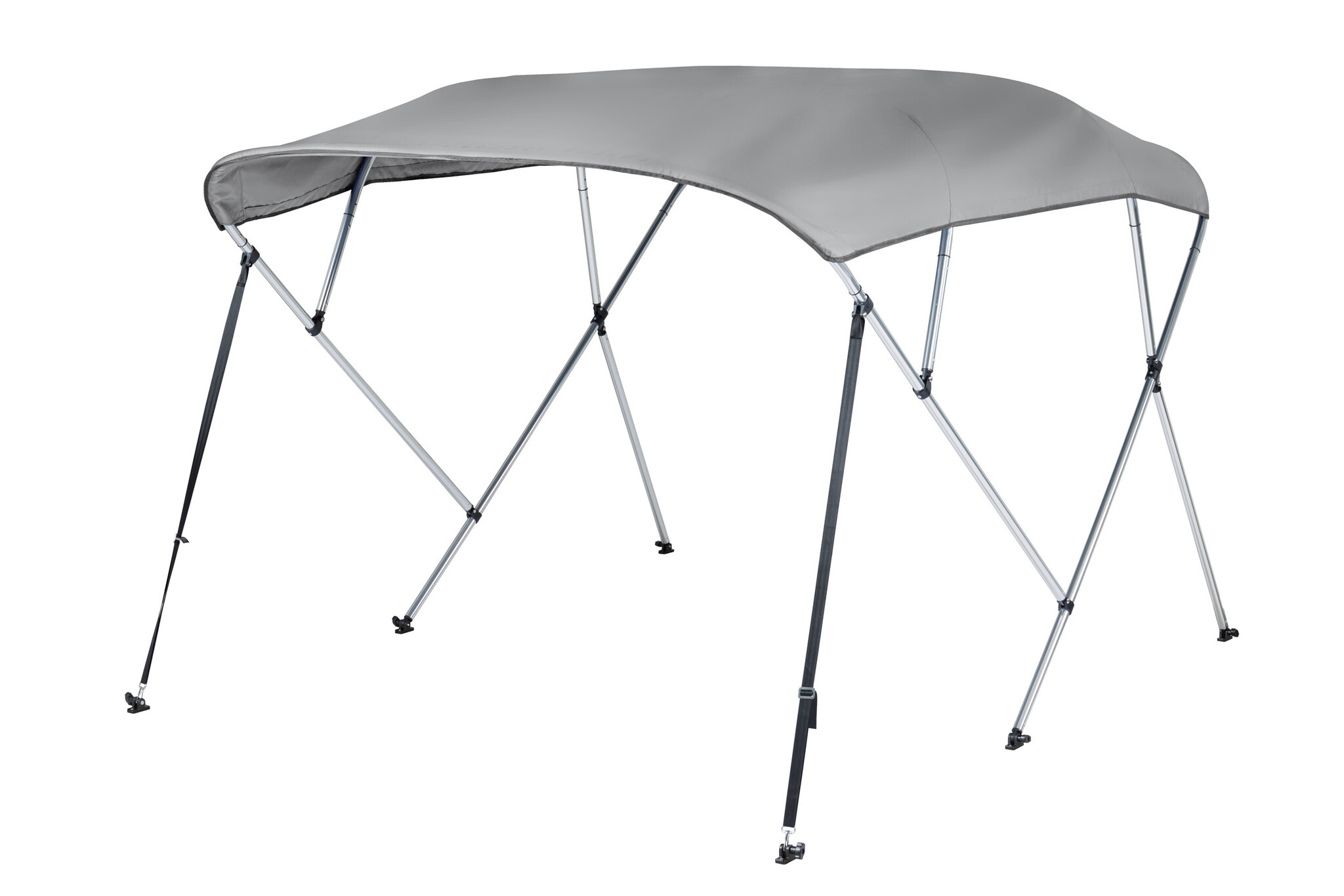 NALUX Bimini-Top mit 4 Bügeln – Höhe 137 cm – Breite 216–228 cm
