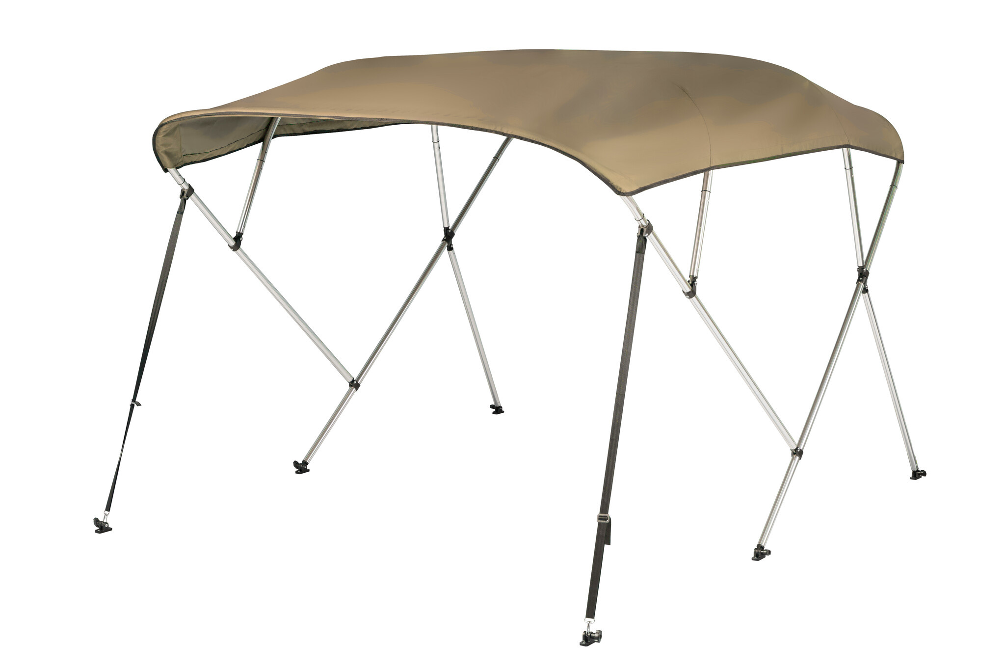 NALUX Bimini-Top mit 4 Bügeln – Höhe 117 cm – Breite 231–243 cm
