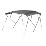 NALUX Edelstahl-Bimini-Top mit 4 Bügeln – Höhe 137 cm – Breite 170–182 cm