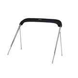 NALUX Edelstahl-Bimini-Top mit 4 Bügeln – Höhe 117 cm – Breite 155–169 cm