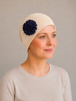 Ivory midnight blue bloom