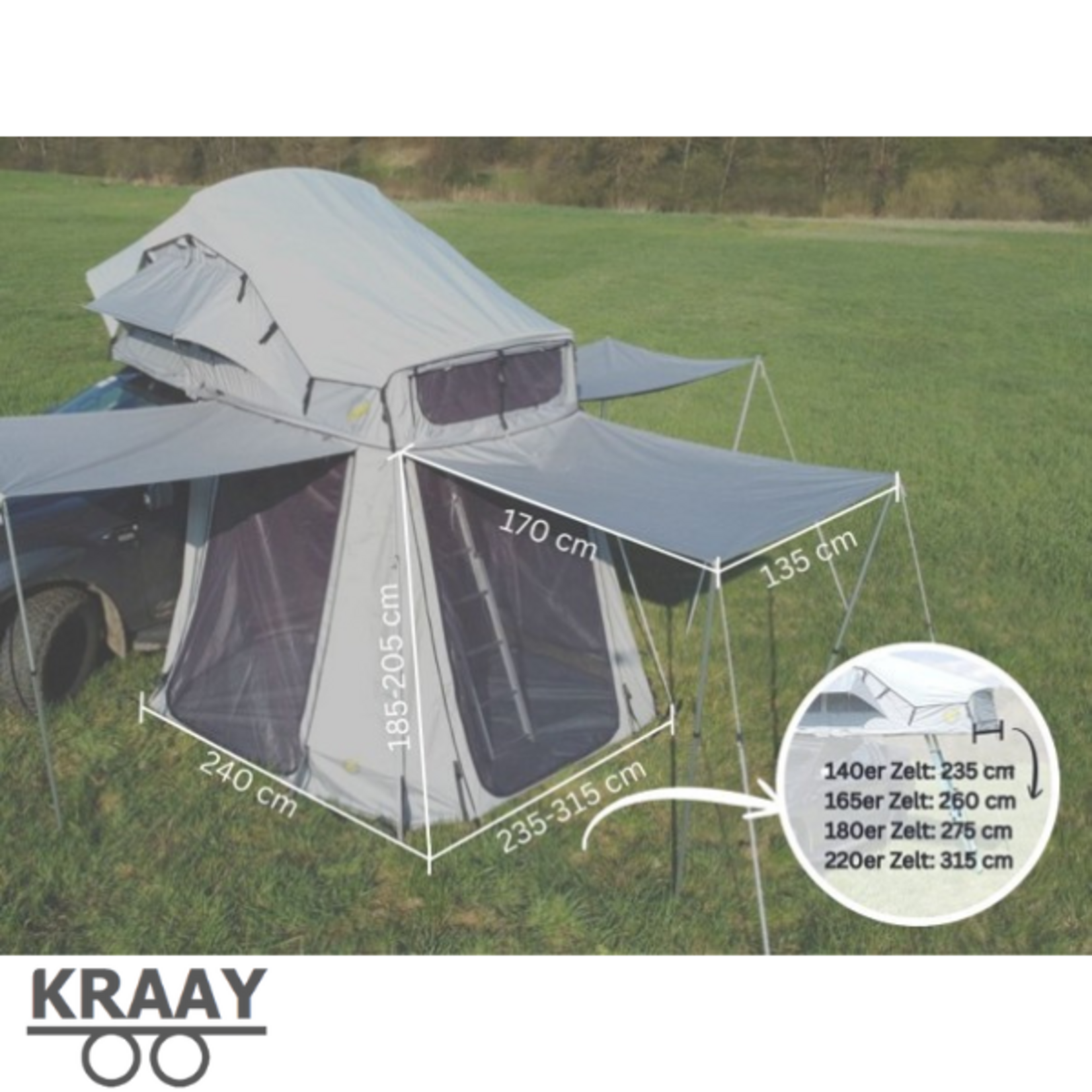 Gordigear Tanami Pro Ondertent Gordigear - Div. Afmetingen
