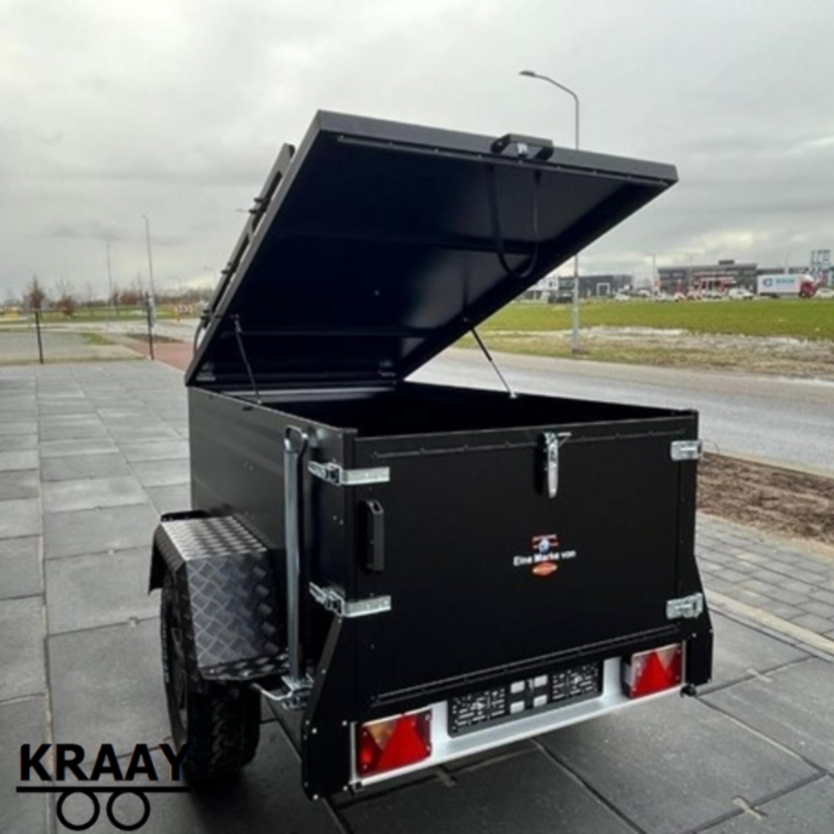 Bockmann Böckmann KT-EB2 Off-Road Look Black Edition | 202x107x67 Cm | 1.000 Kg | Geremd