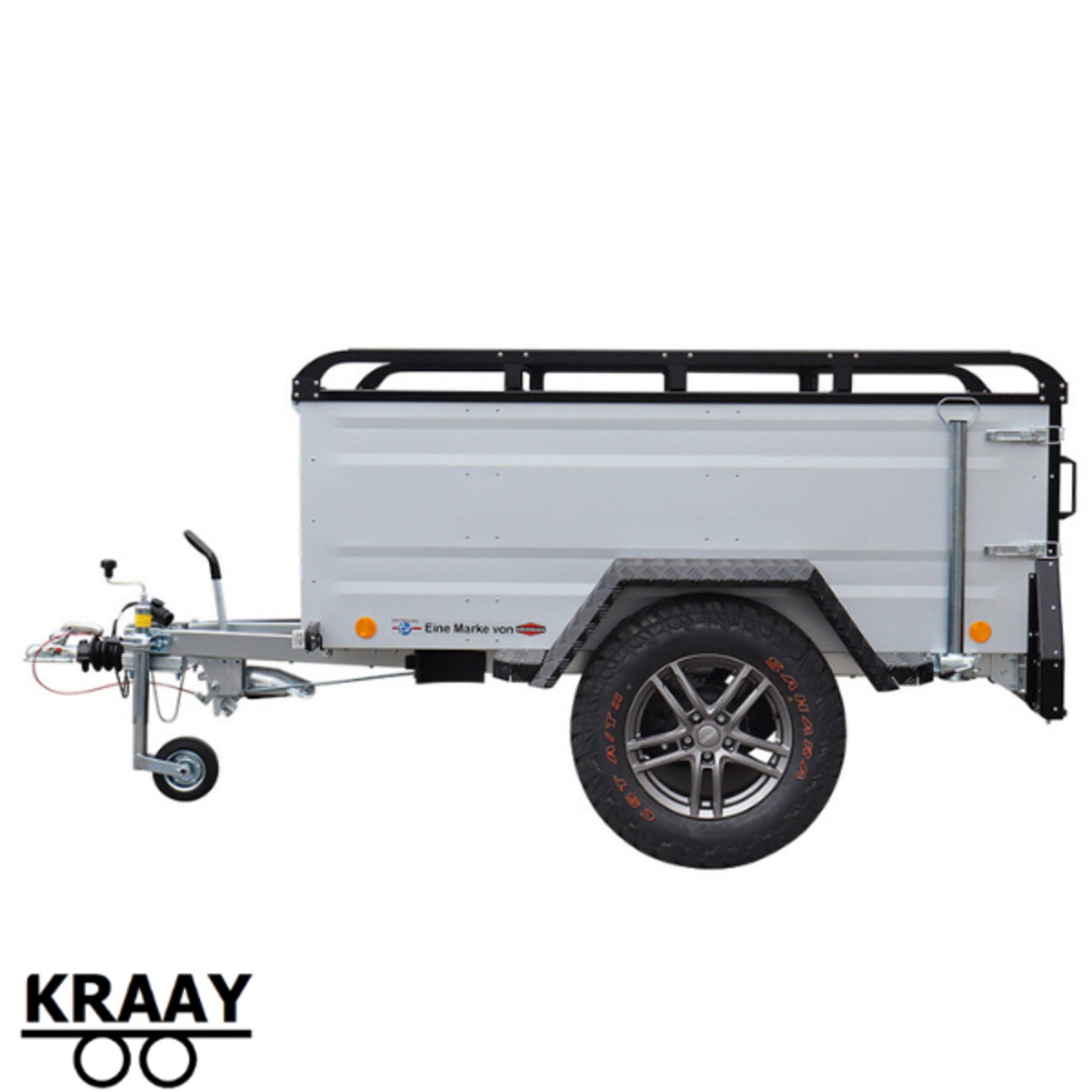Bockmann Böckmann KT-EB2 Off-Road Look Zilver Edition | 202x107x67 Cm | 1.000 Kg | Geremd