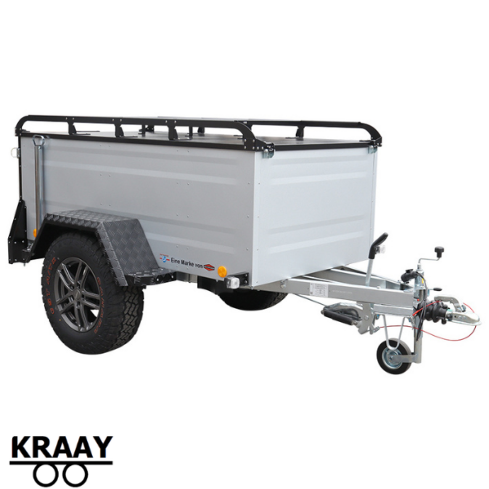 Bockmann Böckmann KT-EB2 Off-Road Look Zilver Edition | 202x107x67 Cm | 1.000 Kg | Geremd