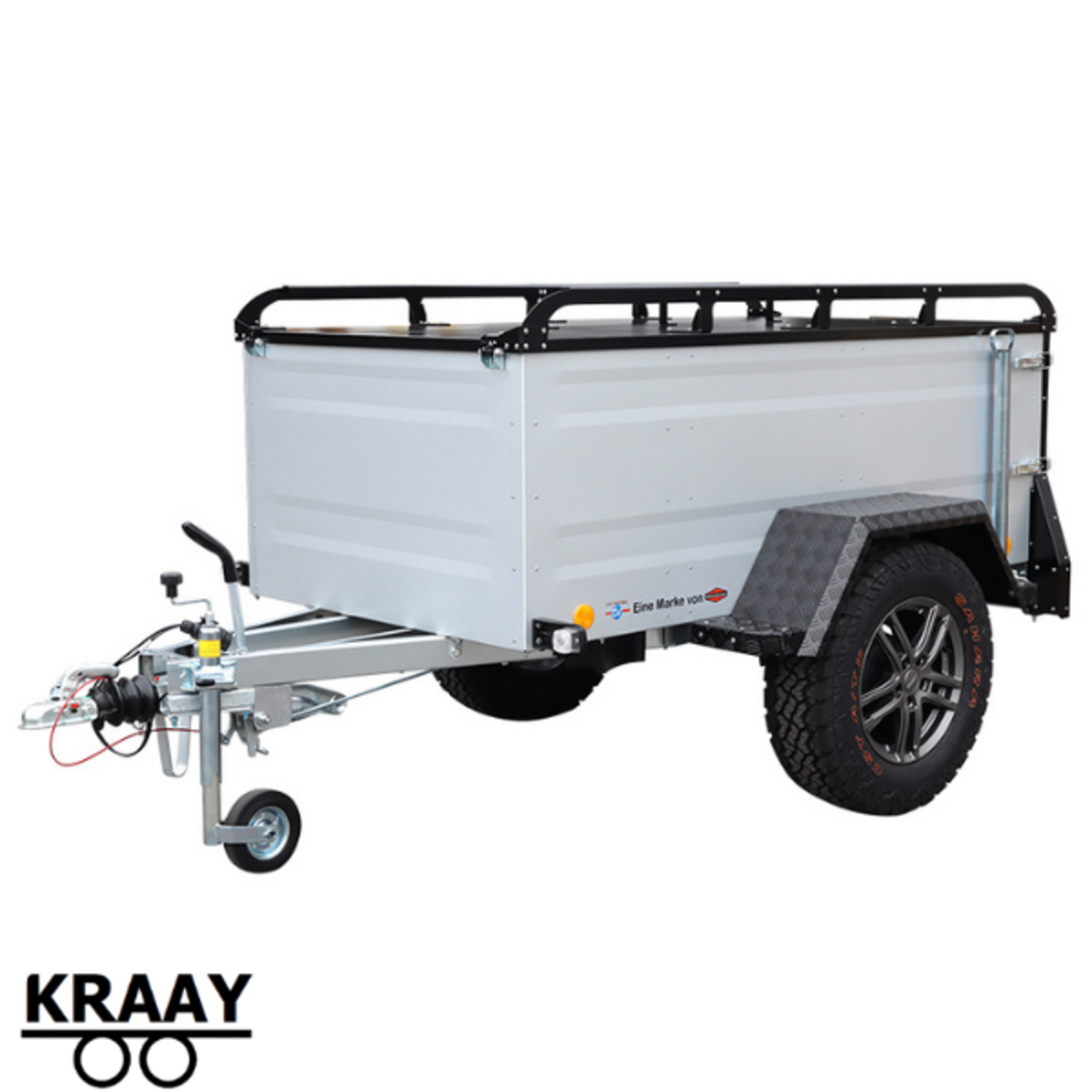 Bockmann Böckmann KT-EB2 Off-Road Look Zilver Edition | 202x107x67 Cm | 1.000 Kg | Geremd