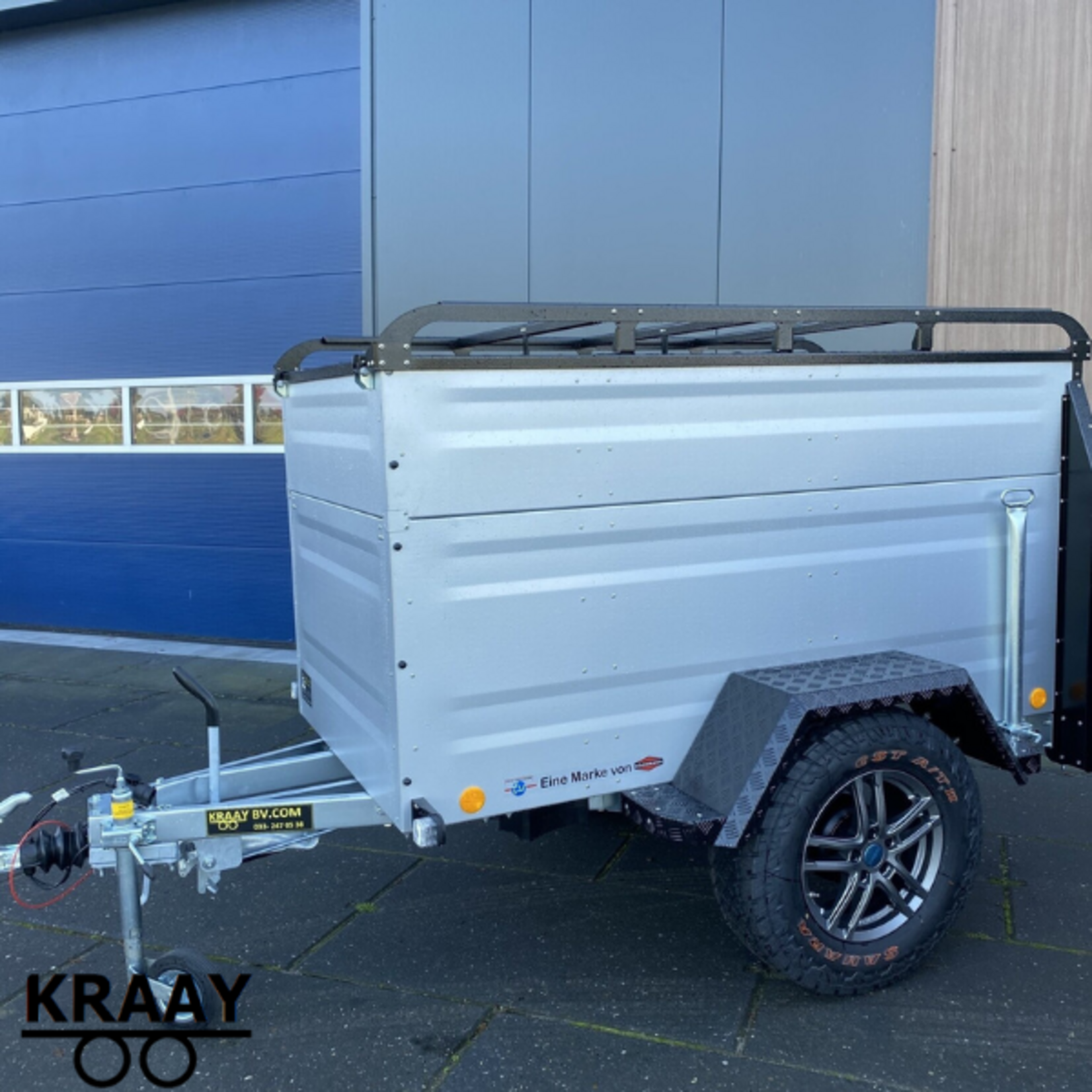 Bockmann Böckmann KT-EB2 + Off-Road Look Zilver Edition | 202x107x102 Cm | 1.000 Kg | Geremd