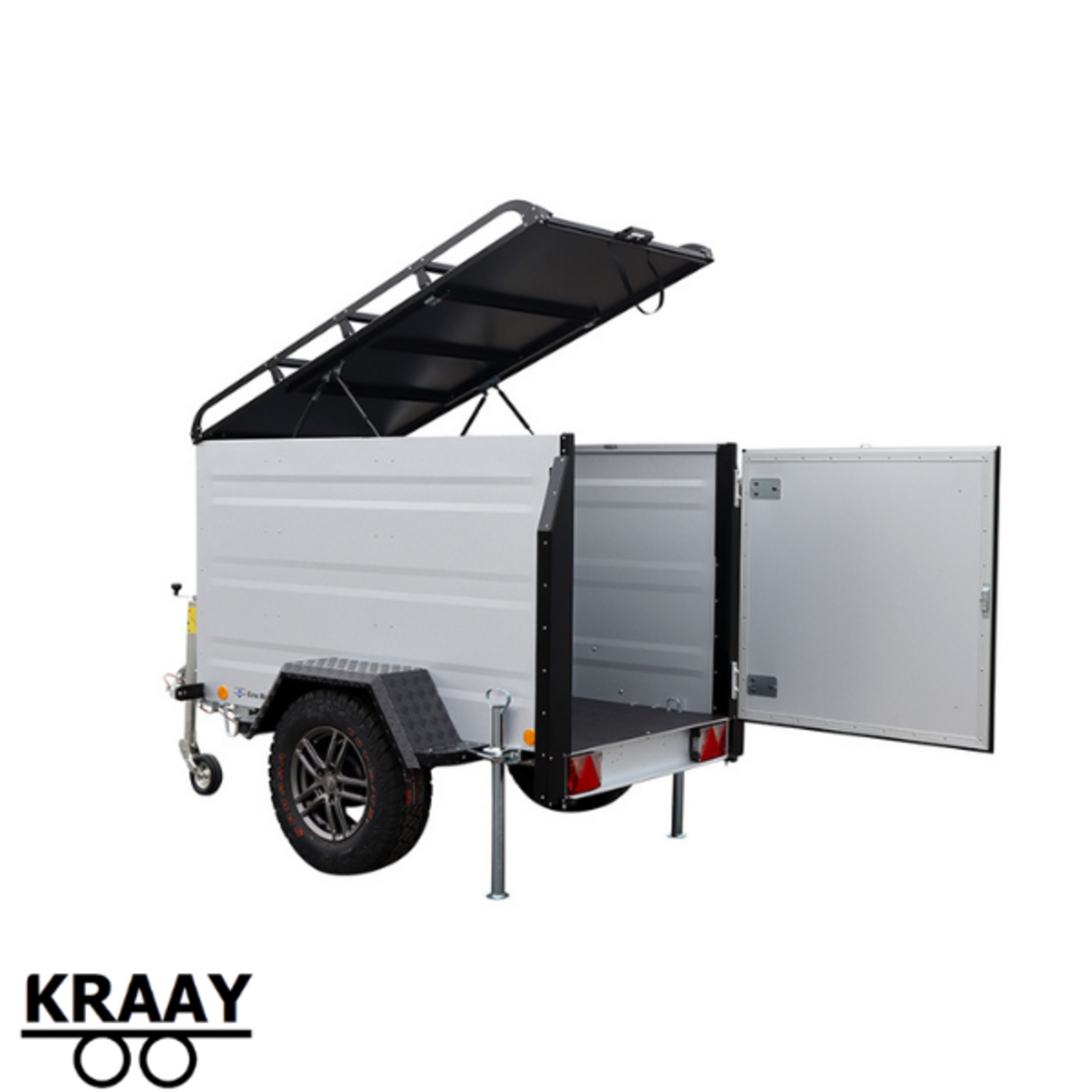 Bockmann Böckmann KT-EB2 + Off-Road Look Zilver Edition | 202x107x102 Cm | 1.000 Kg | Geremd