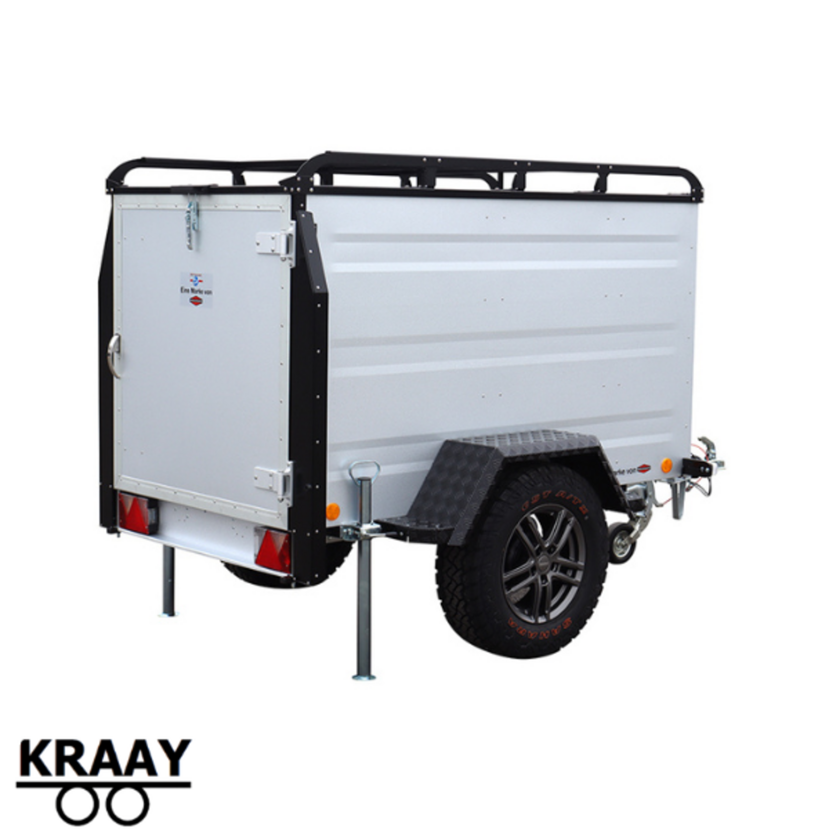 Bockmann Böckmann KT-EB2 + Off-Road Look Zilver Edition | 202x107x102 Cm | 1.000 Kg | Geremd