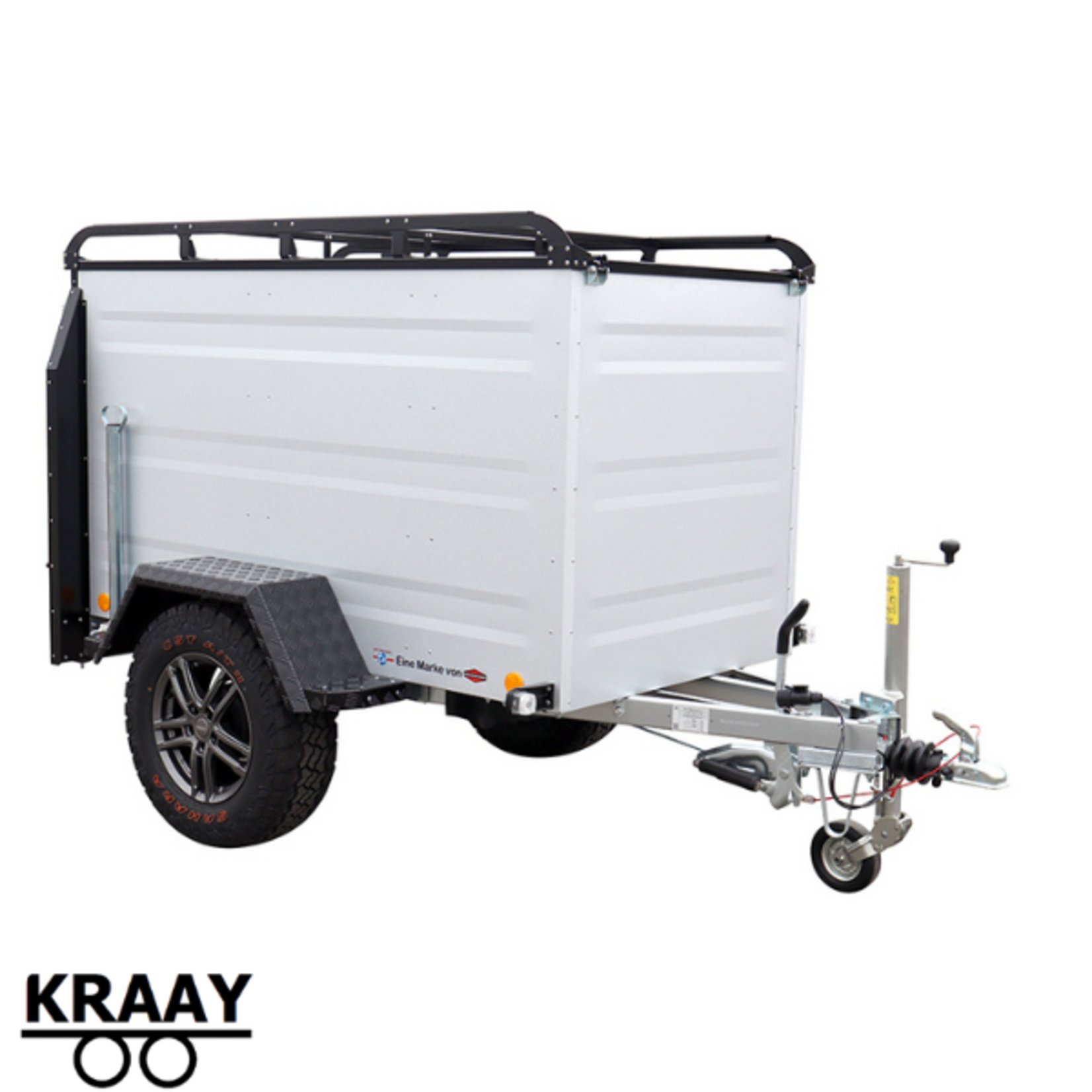Bockmann Böckmann KT-EB2 + Off-Road Look Zilver Edition | 202x107x102 Cm | 1.000 Kg | Geremd