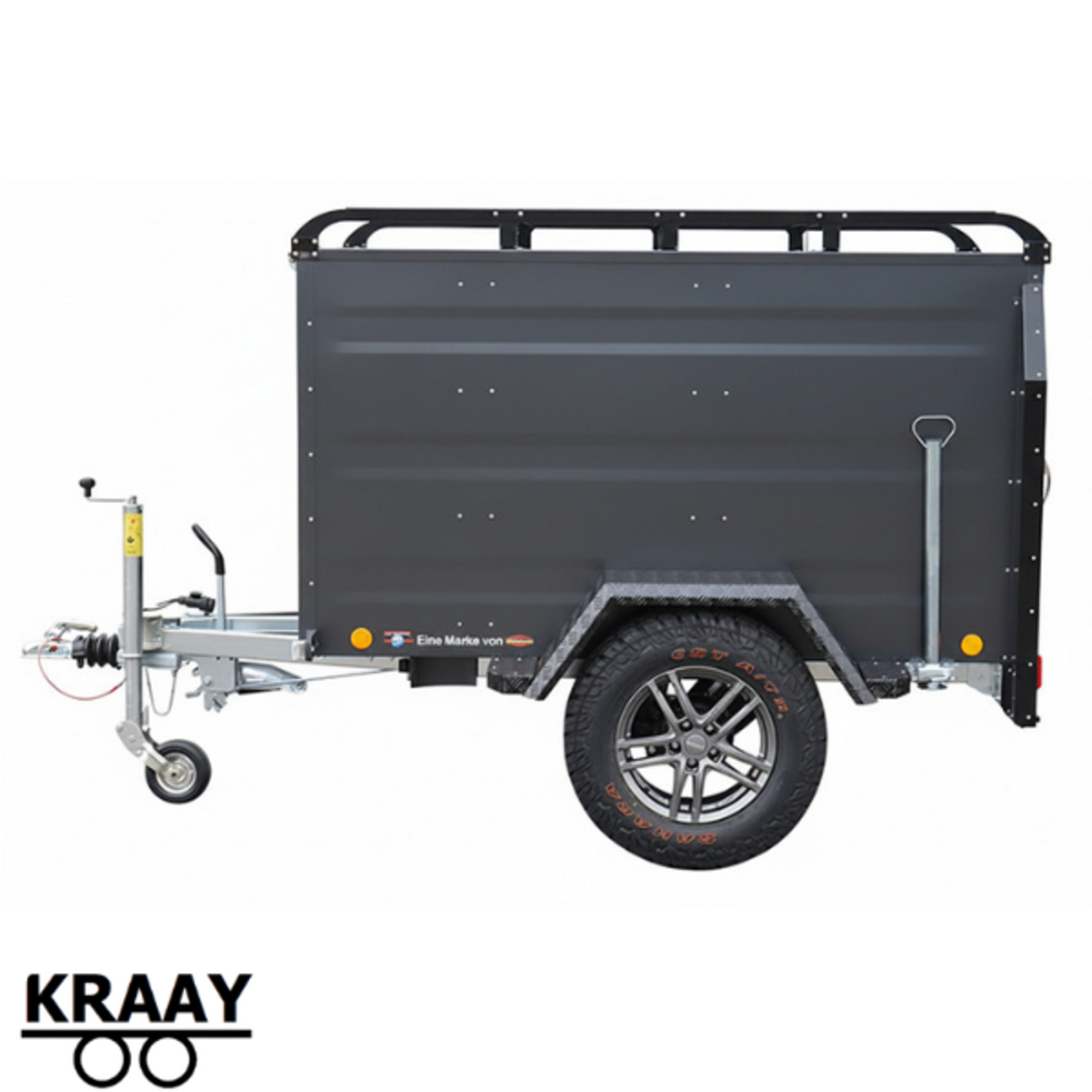 Bockmann Böckmann KT-EB2 + Off-Road Look Antraciet | 202x107x102 Cm | 1.000 Kg | Geremd