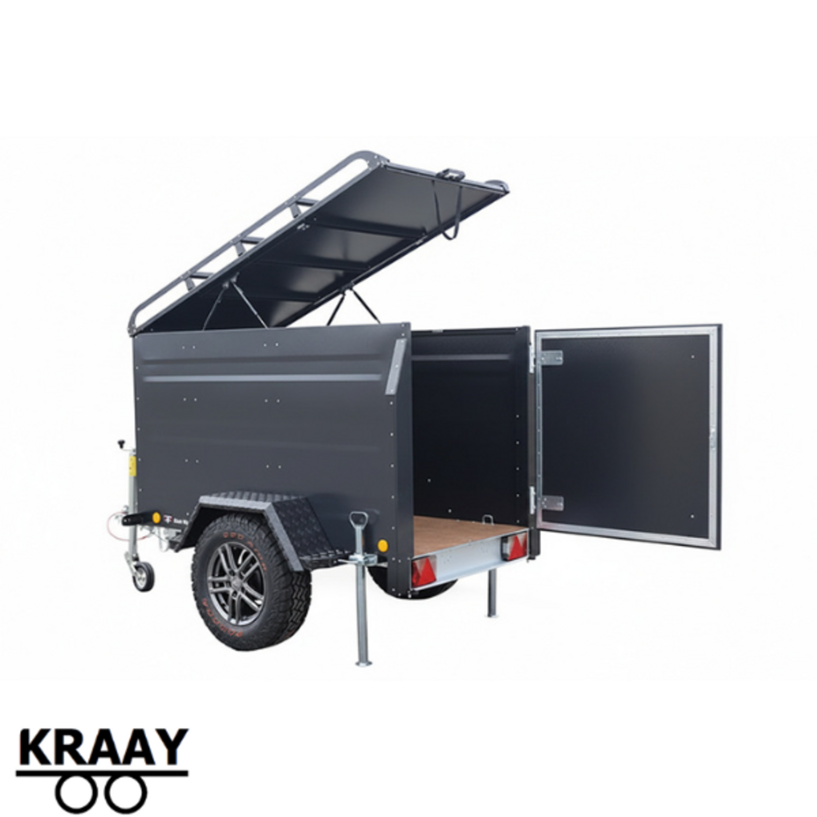 Bockmann Böckmann KT-EB2 + Off-Road Look Antraciet | 202x107x102 Cm | 1.000 Kg | Geremd