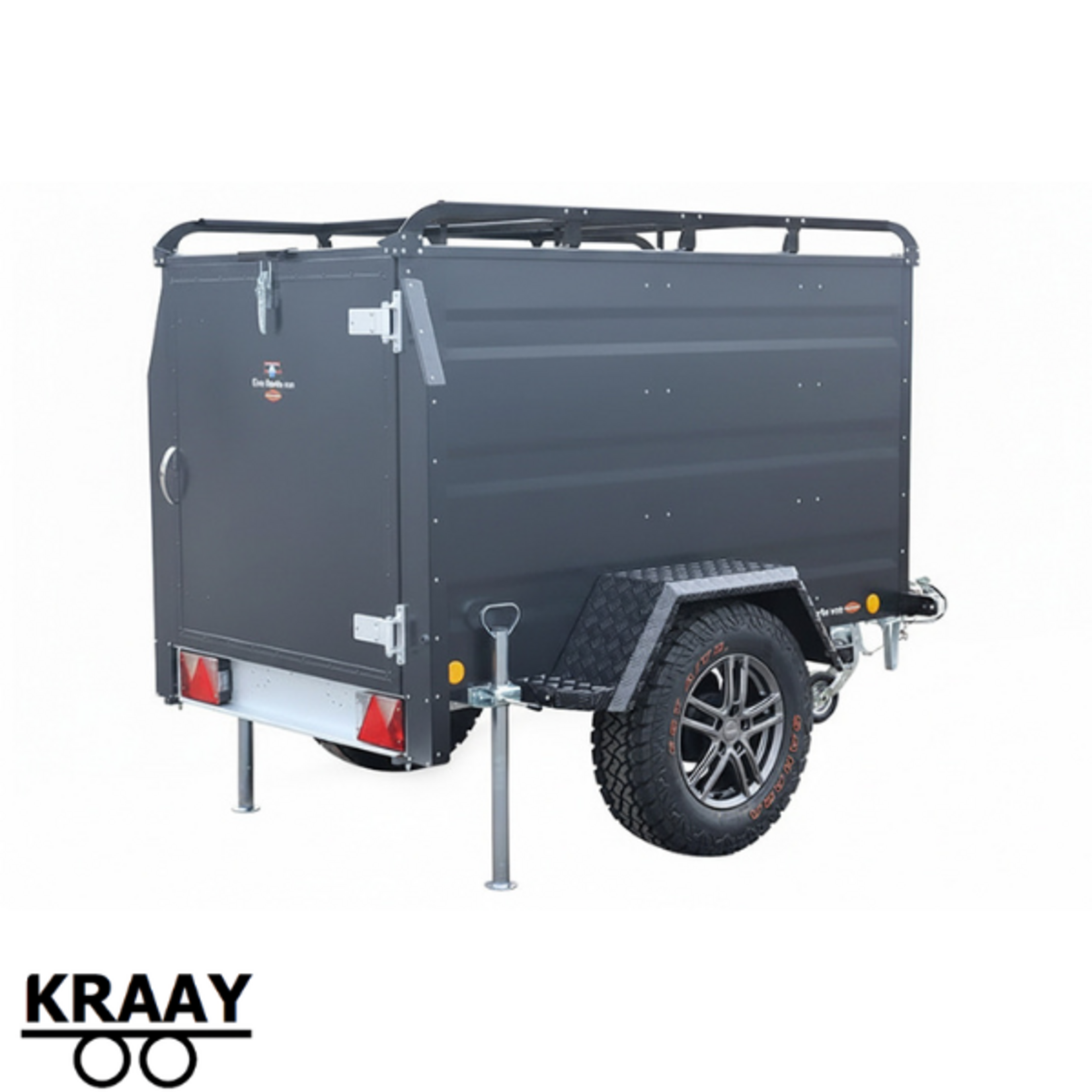 Bockmann Böckmann KT-EB2 + Off-Road Look Antraciet | 202x107x102 Cm | 1.000 Kg | Geremd