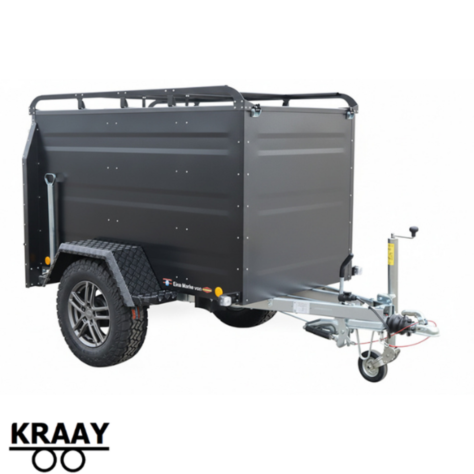 Bockmann Böckmann KT-EB2 + Off-Road Look Antraciet | 202x107x102 Cm | 1.000 Kg | Geremd