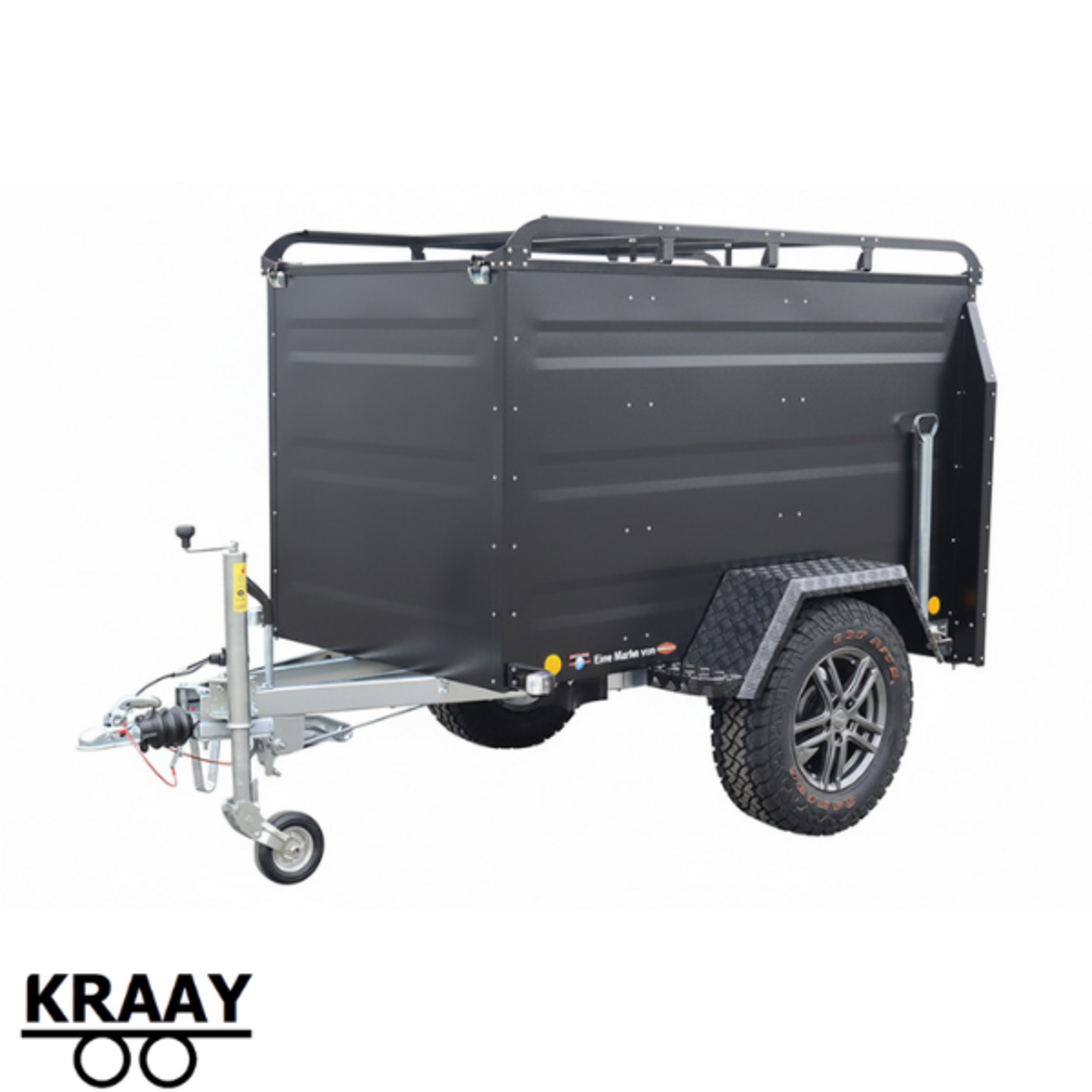 Bockmann Böckmann KT-EB2 + Off-Road Look Antraciet | 202x107x102 Cm | 1.000 Kg | Geremd