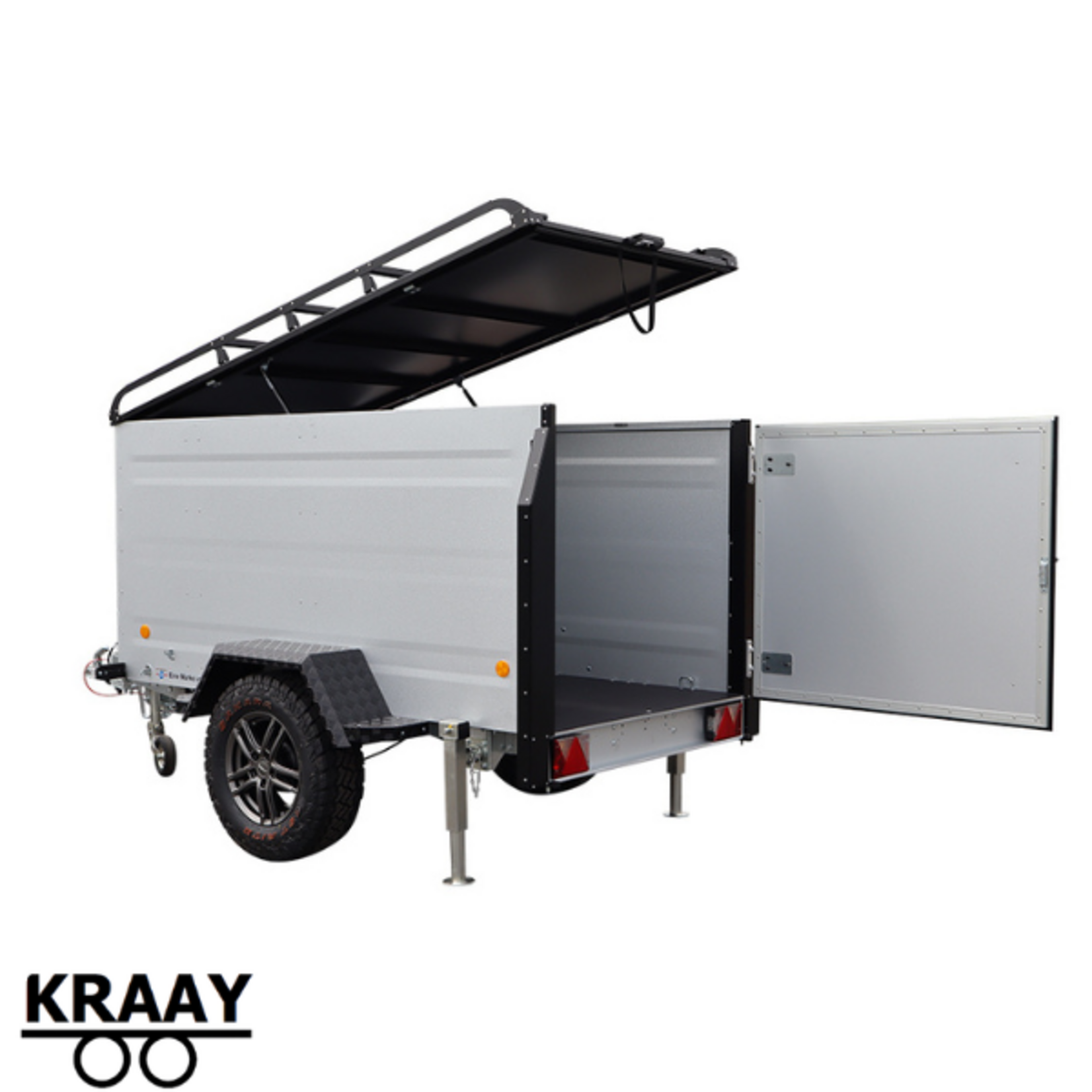 Bockmann Bockmann KT-EB3 + Off-Road Look Zilver Edition | 243 x 123 x 106 Cm | 1.300 Kg | Geremd