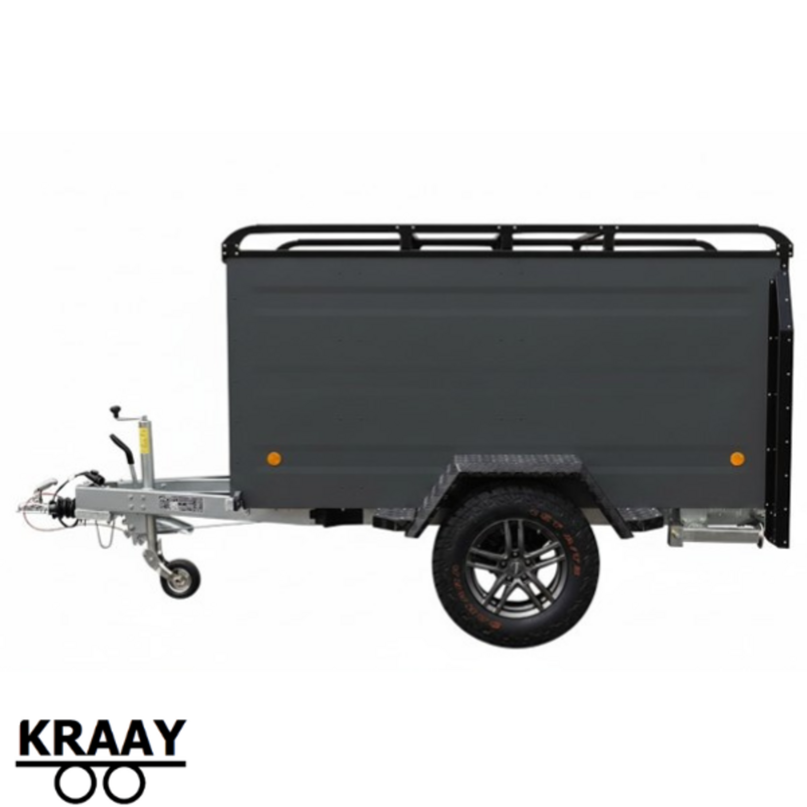 Bockmann Bockmann KT-EB3 + Off-Road Look Antraciet | 243 x 123 x 106 Cm | 1.300 Kg | Geremd