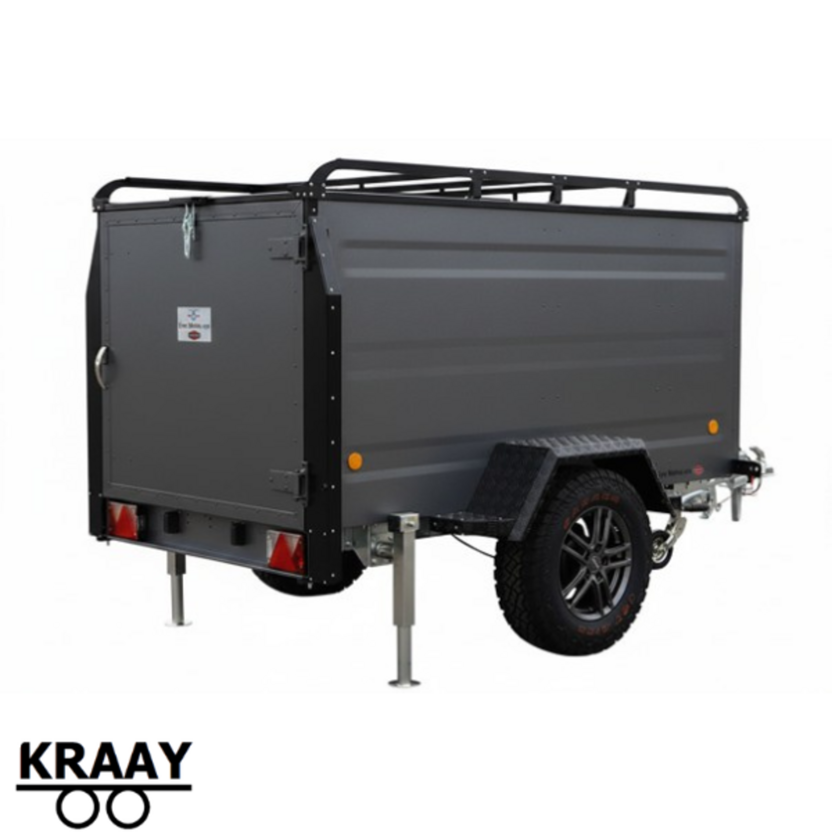 Bockmann Bockmann KT-EB3 + Off-Road Look Antraciet | 243 x 123 x 106 Cm | 1.300 Kg | Geremd