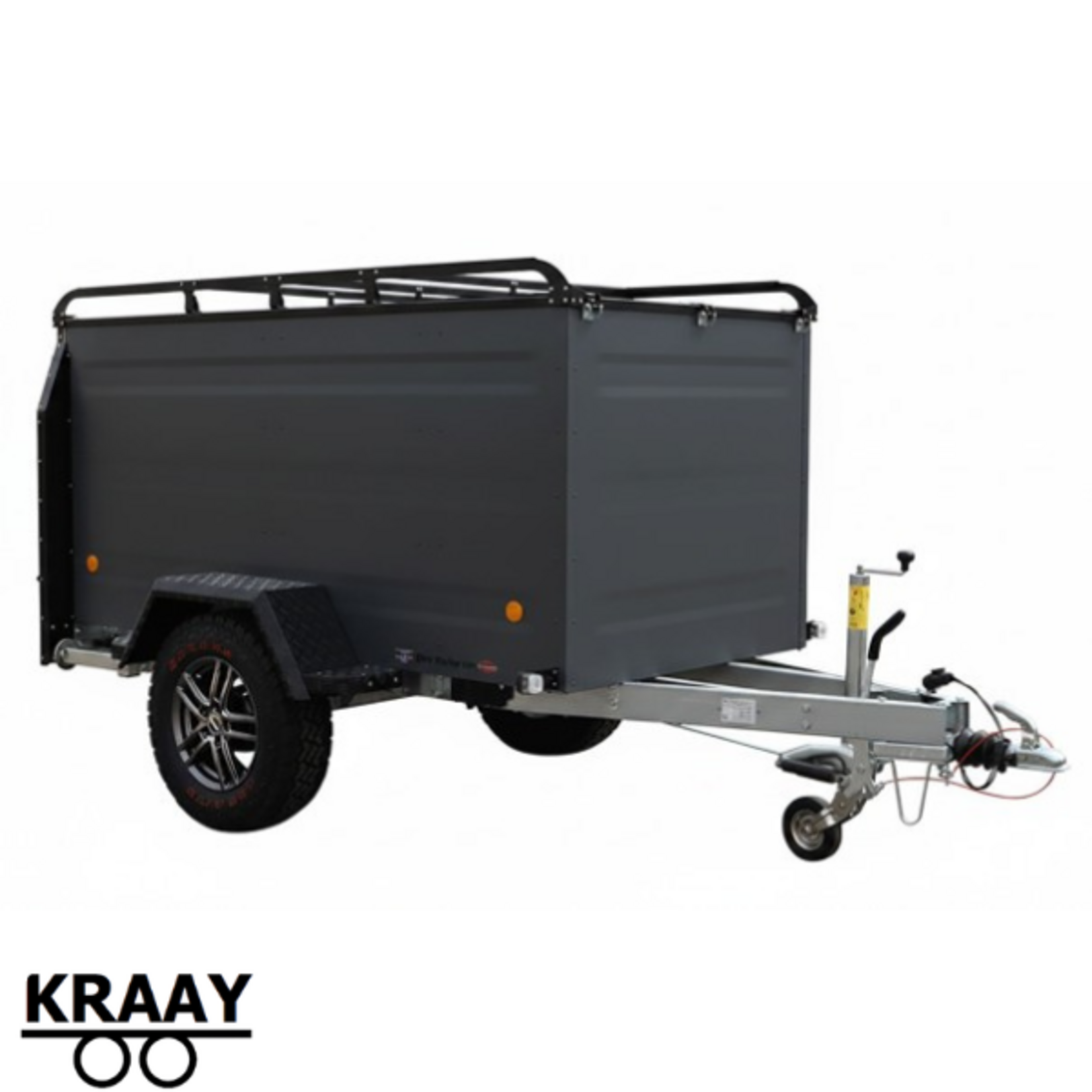 Bockmann Bockmann KT-EB3 + Off-Road Look Antraciet | 243 x 123 x 106 Cm | 1.300 Kg | Geremd