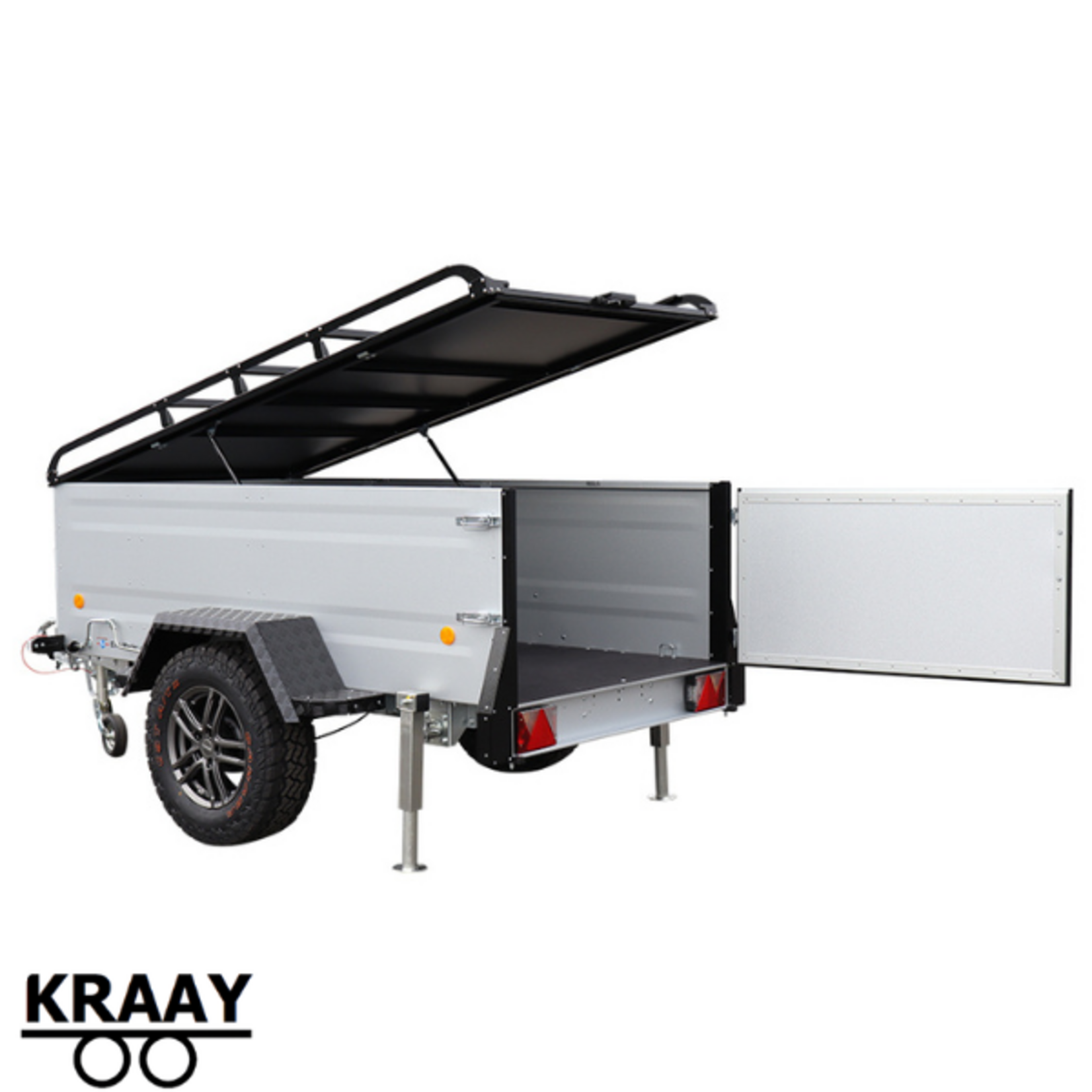 Bockmann Bockmann KT-EB3 Off-Road Look Zilver Edition | 243 x 123 x 66 Cm | 1.300 Kg | Geremd