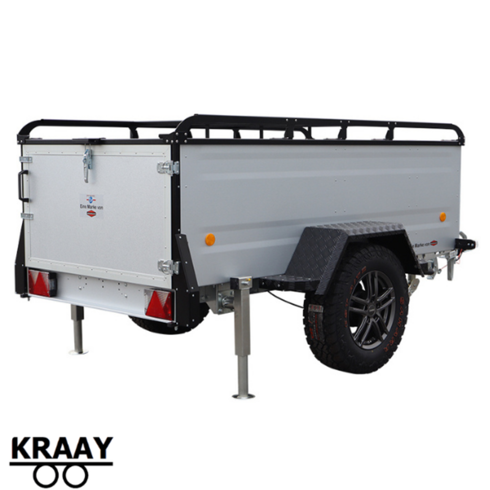 Bockmann Bockmann KT-EB3 Off-Road Look Zilver Edition | 243 x 123 x 66 Cm | 1.300 Kg | Geremd