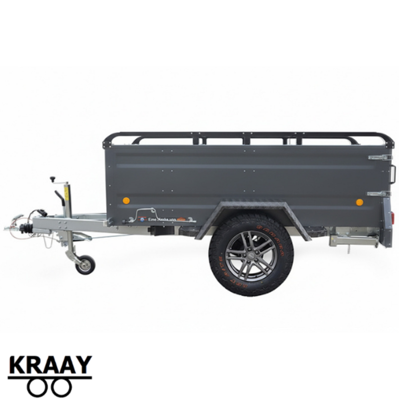 Bockmann Bockmann KT-EB3 Off-Road Look Antraciet Edition | 243 x 123 x 66 Cm | 1.300 Kg | Geremd