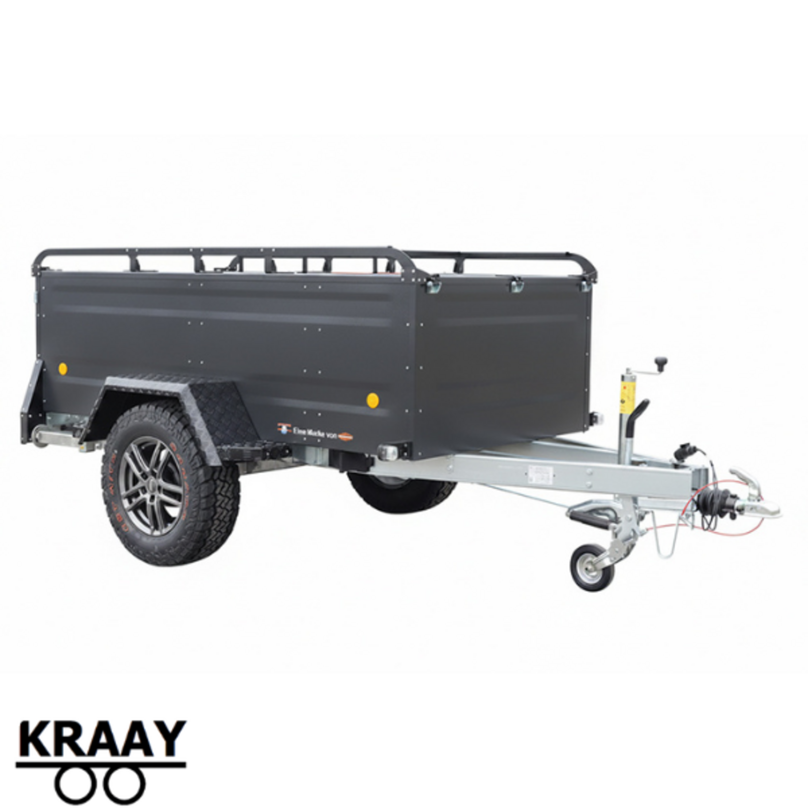Bockmann Bockmann KT-EB3 Off-Road Look Antraciet Edition | 243 x 123 x 66 Cm | 1.300 Kg | Geremd