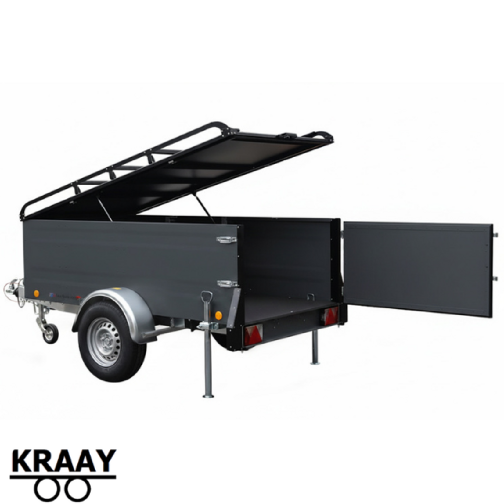 Bockmann Böckmann KT-EB3 Antraciet-Edition | 243x123x66 Cm | 1.300 Kg | Geremd