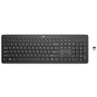 Hewlett Packard HP 230 | Draadloos Toetsenbord | met USB-A ontvanger | Zwart