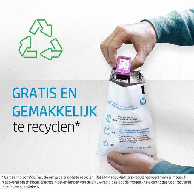 Hewlett Packard HP 305XL | Originele High-Capacity Drie-Kleuren Inktcartridge