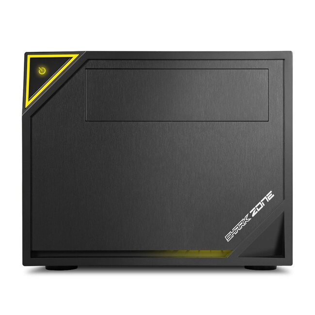Sharkoon Shark Zone C10 | Mini-ITX Case | Zwart/Geel