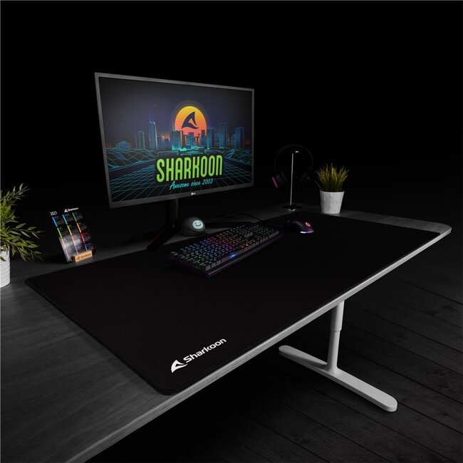 Sharkoon 1337 V2 | Big Game Muismat | Zwart